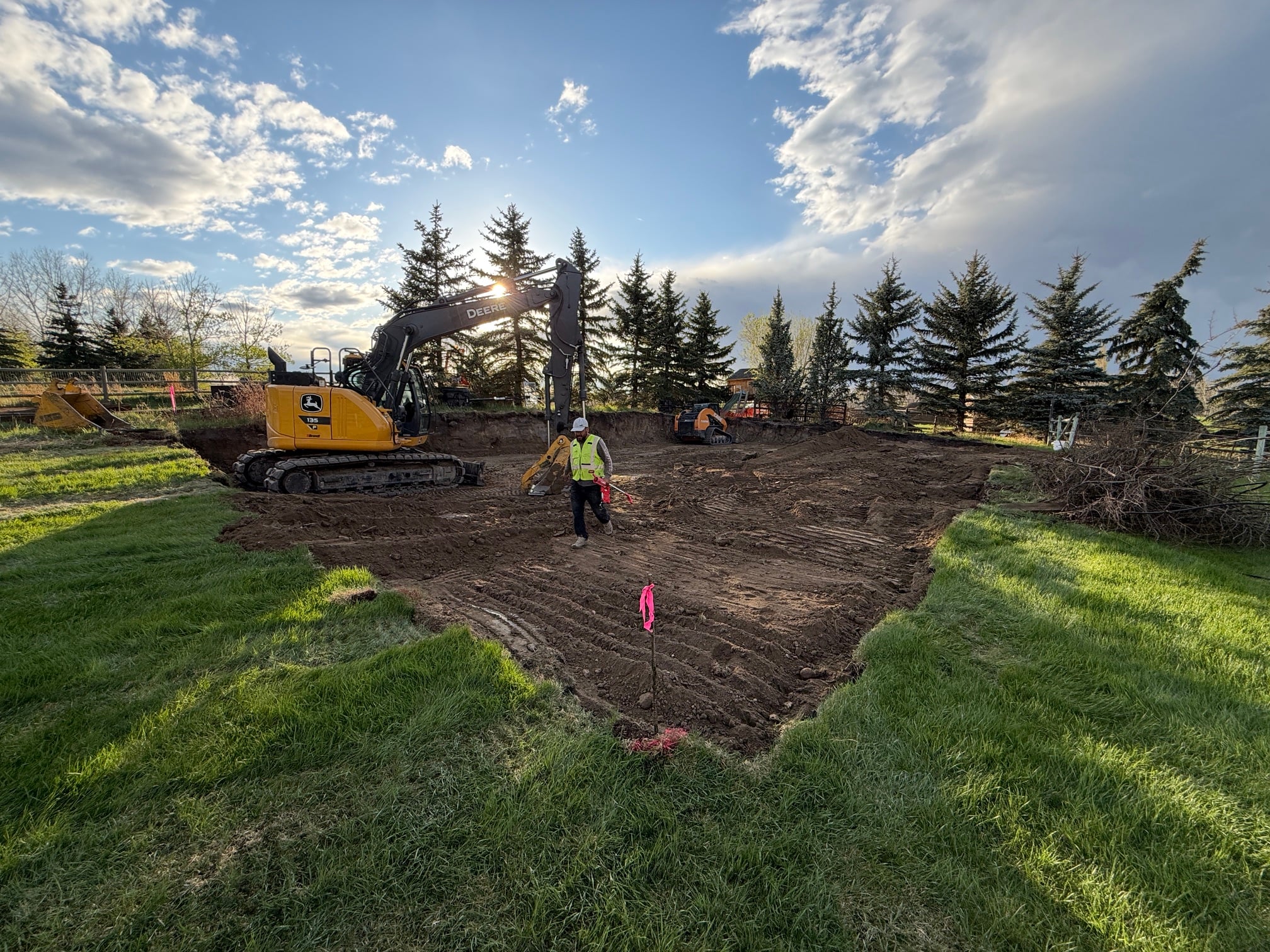 Backyard Sport Court — Near Calgary, AB (1)